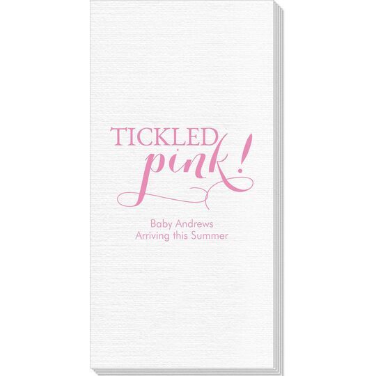 Tickled Pink Deville Guest Towels